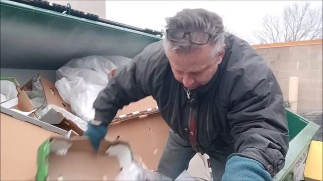 We Stocked up on Free Dumpster Food Just Before the Big Snowstorm Hit