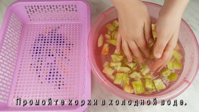 Корейское Кимчи из Арбузных Корок Рецепт Korean Watermelon Kimchi Recipe 수박김치 만들기