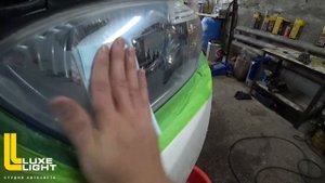Восстановление прозрачности фар Toyota Highlander