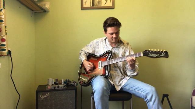 1960s Hopf Saturn 63 German Vintage Beat Guitar (Star Club Guitar)