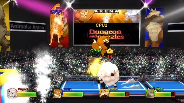 Fight of Animals: Arena. A game as a new character, Fluffy Sheep. смотреть онлайн