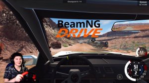 Ралли с ботами на руле Logitech Formula Force Ex в BeamNG.drive!!!