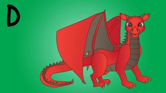 Letter D Song for Kids - Words that Start with D - Animals that Start with D смотреть онлайн
