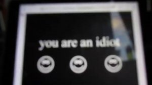 youareanidiot virus on the iPad