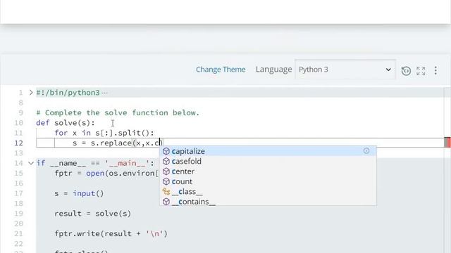 #19 Hackerrank Capitalize! Solution - Python | Hackerrank Solution