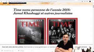 WOW, DERNIÈRE HEURE, LA PERSONNE DE L'ANNÉE DU MAGAZINE 'TIME', Jamal Khashoggi,
