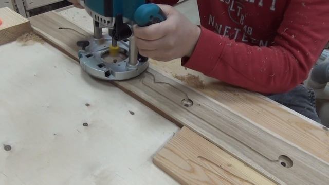 DIY ЛОФТ светильник из массива дуба