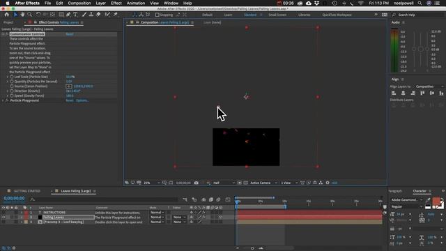 Falling Leaves Tutorial - After Effects (Create Custom Leaf Animations)