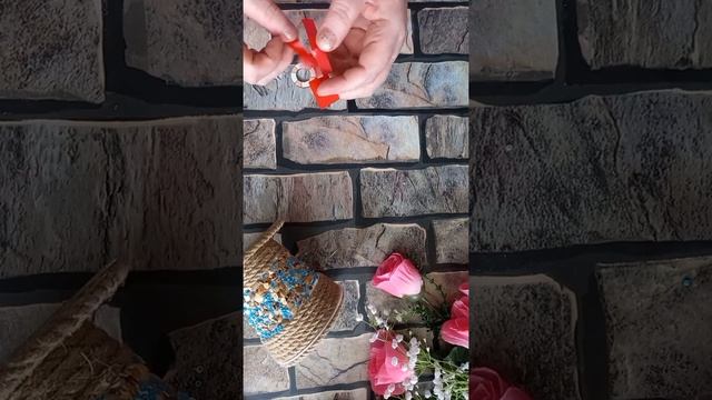 DIY.??Подставка для карандашей своими руками.Органайзер.Поделки из джута.Морская тематика