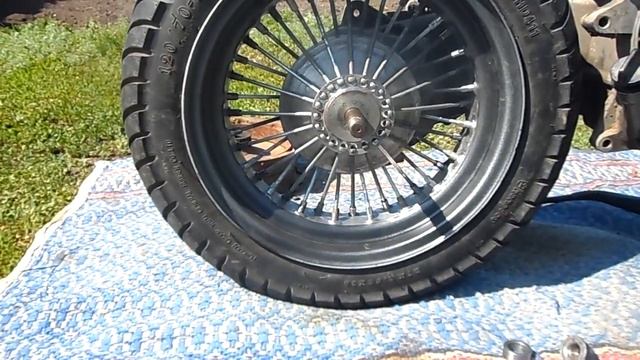 заднее спицованное колесо на скутер смотреть онлайн