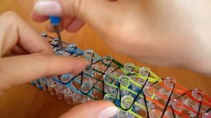 ТРОЙНОЙ РЫБИЙ ХВОСТ ❤ Браслет из резинок ТРОЙНОЙ ФИШТЕЙЛ ❤ Single-Triple Fishtail Bracelet