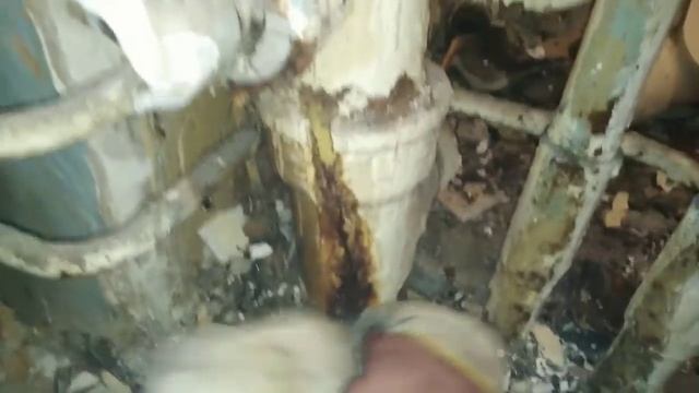 #чугунныйтройникканализации Замена канализации стояка общего. смотреть онлайн