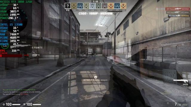 Intel Core i5 13500 - FPS test in 5 best shooter games - RTX 3080 12GB