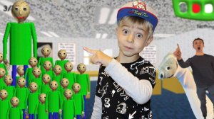 БАЛДИ ГИГАНТ и 100 BALDI В ОДНОЙ ШКОЛЕ! МЫ ВЫЖИВЕМ? Взломали BALDI BASICS!