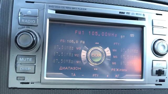 Штатная магнитола для FORD FOCUS (S-MAX). ТОП за свои деньги! смотреть онлайн