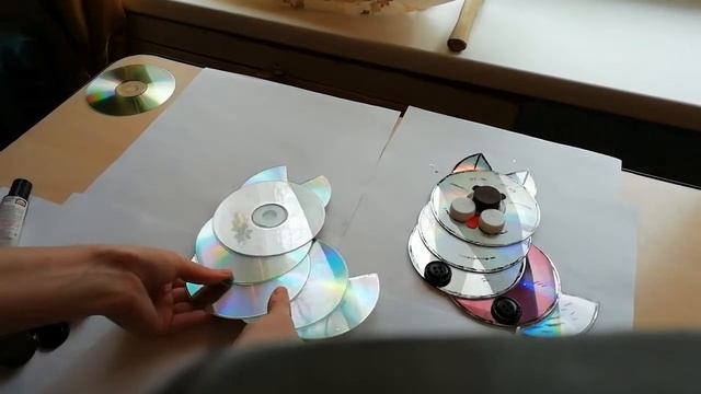 Мастер-класс "Котик" из CD-дисков смотреть онлайн