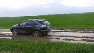Проходимость Lexus RX330 в каше