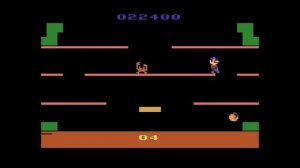 Mario Bros. Atari 2600 Gameplay Footage