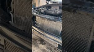 Чистка радиаторов без разбора Volvo хс60 2014, часть 1 (химия)