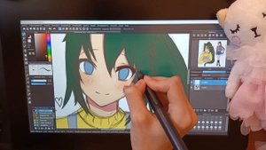 Рисую на планшете с экраном