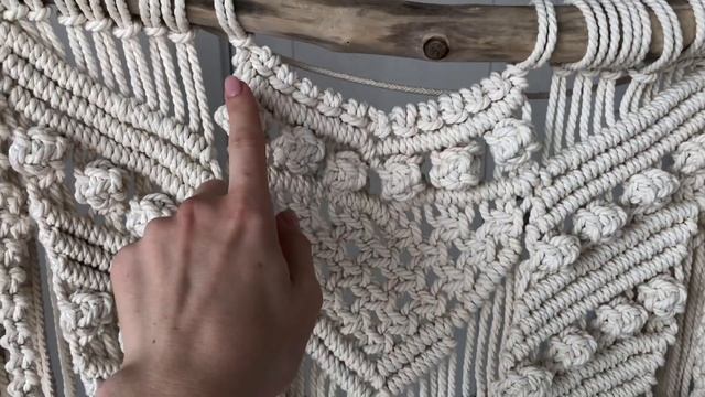 Макраме панно. Разбор и расход.