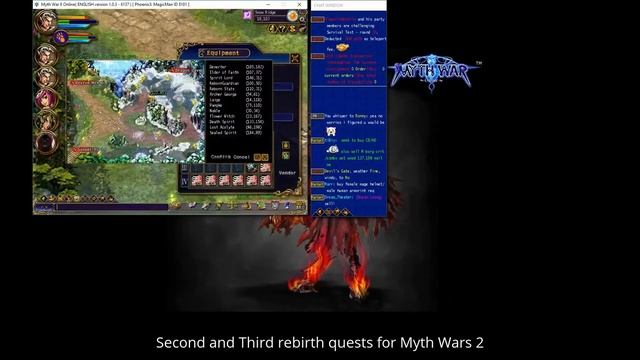 Myth Wars 2 Second and Third Rebirth Quest Walk Through смотреть онлайн