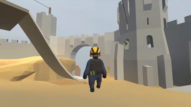 Прохождение карты с замком игры Fall Flat смотреть онлайн