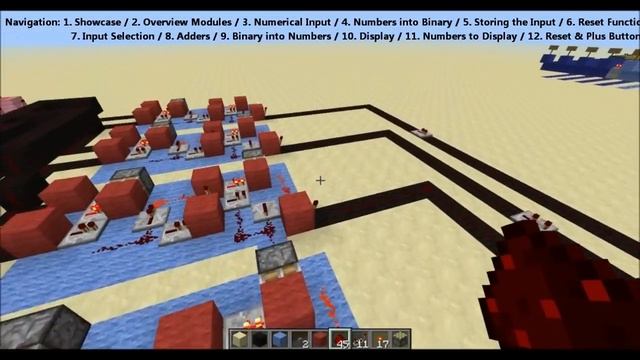Minecraft Tutorial: HOW TO BUILD A REDSTONE CALCULATOR (1.6+ / 1.7+) - Vanilla Minecraft Tutorial смотреть онлайн