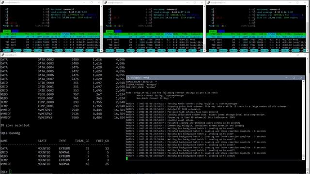 NVMeoF software defined storage and Oracle RAC -- SLOB Load -- 3 storage nodes смотреть онлайн