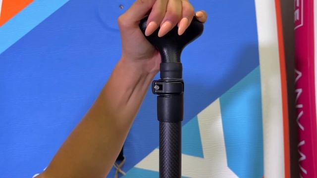 Как затянуть весло для SUP