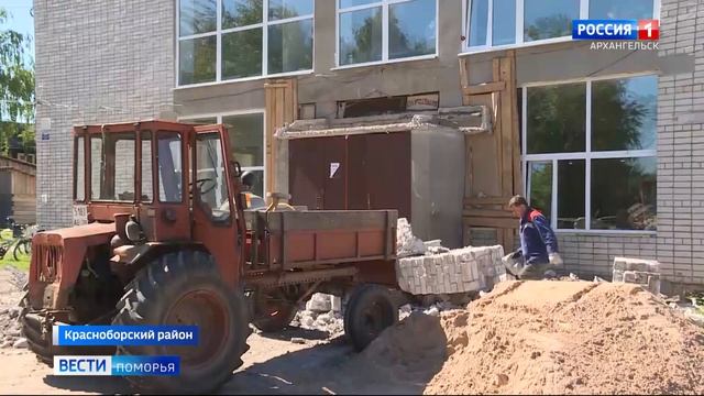 В Черевково Красноборского района идёт строительство нескольких объектов