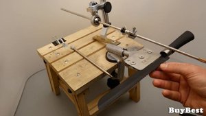 Заточка хлебного ножа на точилке Ruixin Pro 4 Rx 008 + алмазный цилиндрический камень с Алиэкспресс