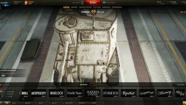 World Of Tanks - Premium Garage Ambient Music Track