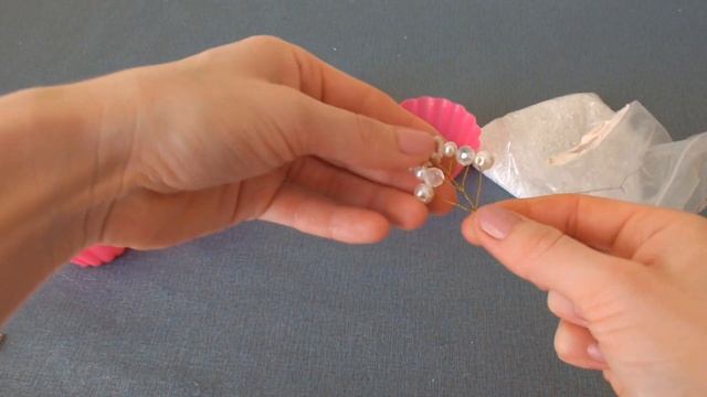 Простая Шпилька В Прическу своими руками/ свадебная шпилька МК /DIY Headdress Hairpins