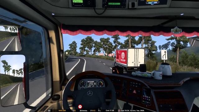 Ets 2 | Actros MP 2 - 2560 Kullandım !!! | Dayı Yakıyor !!! смотреть онлайн