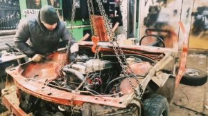 Ручная таль в действии...