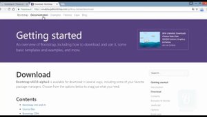 Bootstrap 4. Урок 2. Установка Bootstrap и стартовая страница