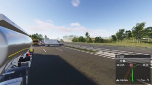 On The Road - Truck Simulator - развернуло микроавтобус