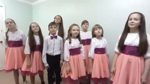 "Мамины глаза" музыка Евгении Зарицкой. Исп. вокальная группа "Семицветик" пгт. Жешарт