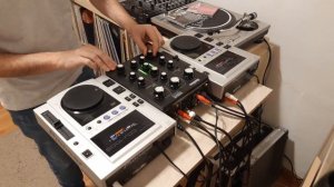 DANCE 2000 with old pioneer cdj 100s e rotary mixer subzero dmr-200