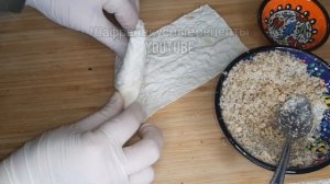 КОРОЛЕВСКАЯ пахлава из ЛАВАША к ЧАЮ за 5 минут! На сковороде! Без ДУХОВКИ и ТЕСТО!