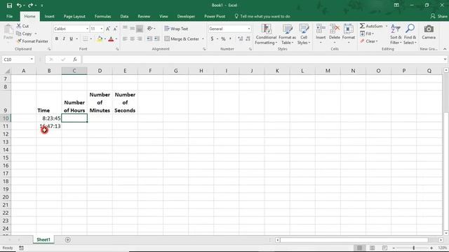 How to Convert Time to Number in Excel - Tutorial