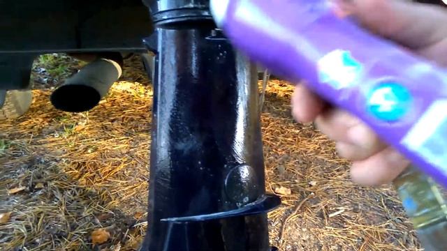 Отмываем ногу мотора. смотреть онлайн