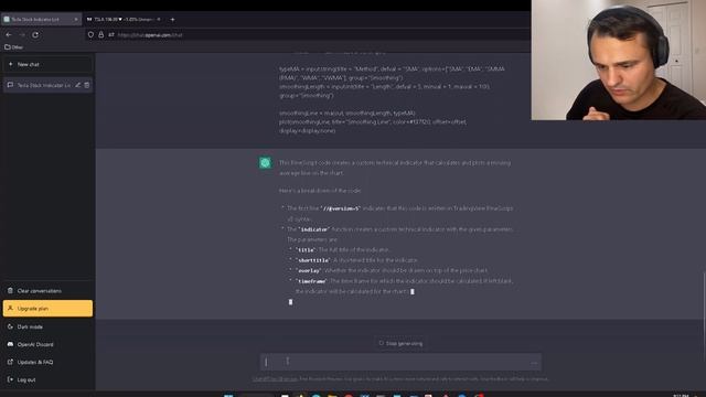 Creating a Custom TradingView Indicator with ChatGPT and Pine Script for Tesla: A Step-by-Step Guid