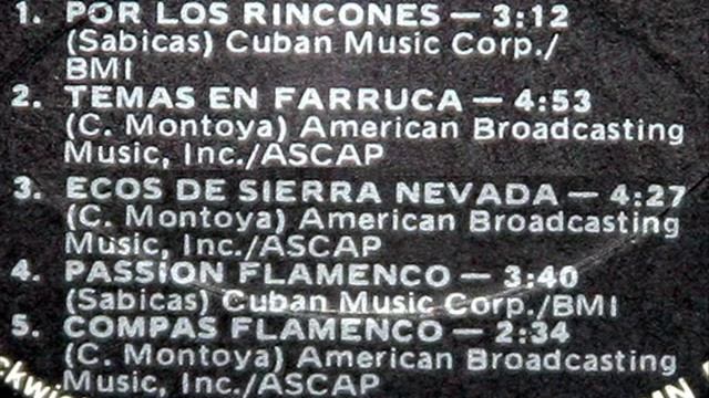 Sabicas: Passion Flamenco - 1961 - United Artists UAS 6236 смотреть онлайн