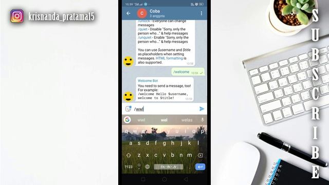 Membuat Pesan Selamat Datang Otomatis DiGrup Telegram Paling Mudah || Welcome Bot смотреть онлайн