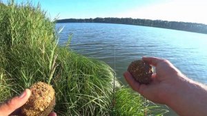 Коропа на поплавок.  Секрет старого рибака.Рибалка з берега.