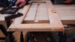 Усиление столешницы соединением "Ласточкин хвост" Strengthening the table. "Swallowtail"