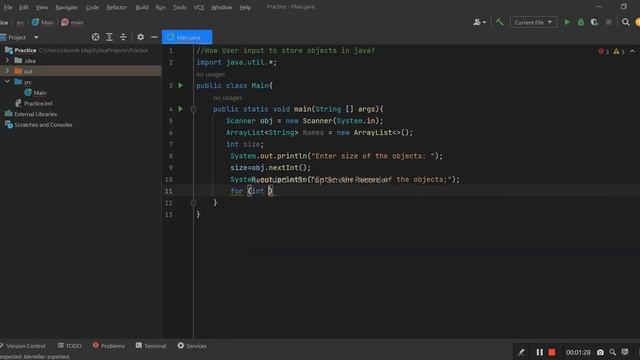 How to store objects with ArrayList in Java | Quick Tutorial | Scanner, Input Method | Example Code