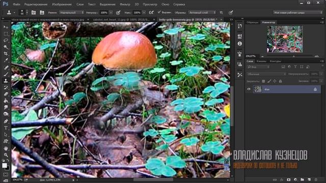 Инструмент Штамп в Фотошопе смотреть онлайн